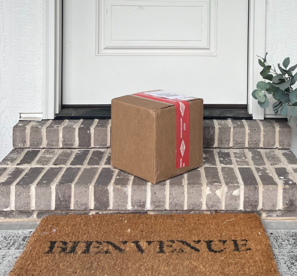 photo of lottie's box shipment