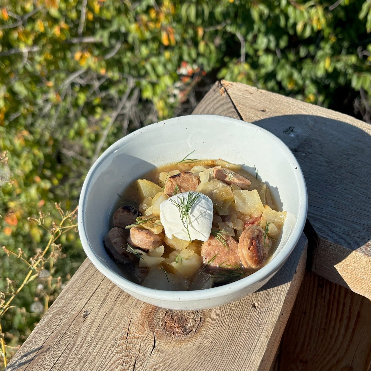 Lotite's Bratwurst Cabbage Soup
