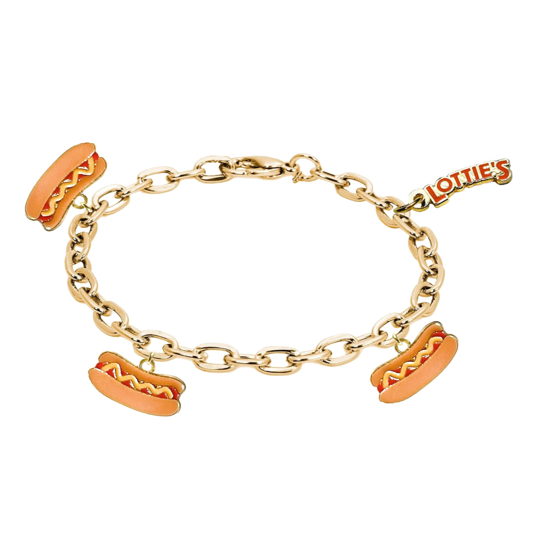 Picture of Hot Dog Charm Bracelet