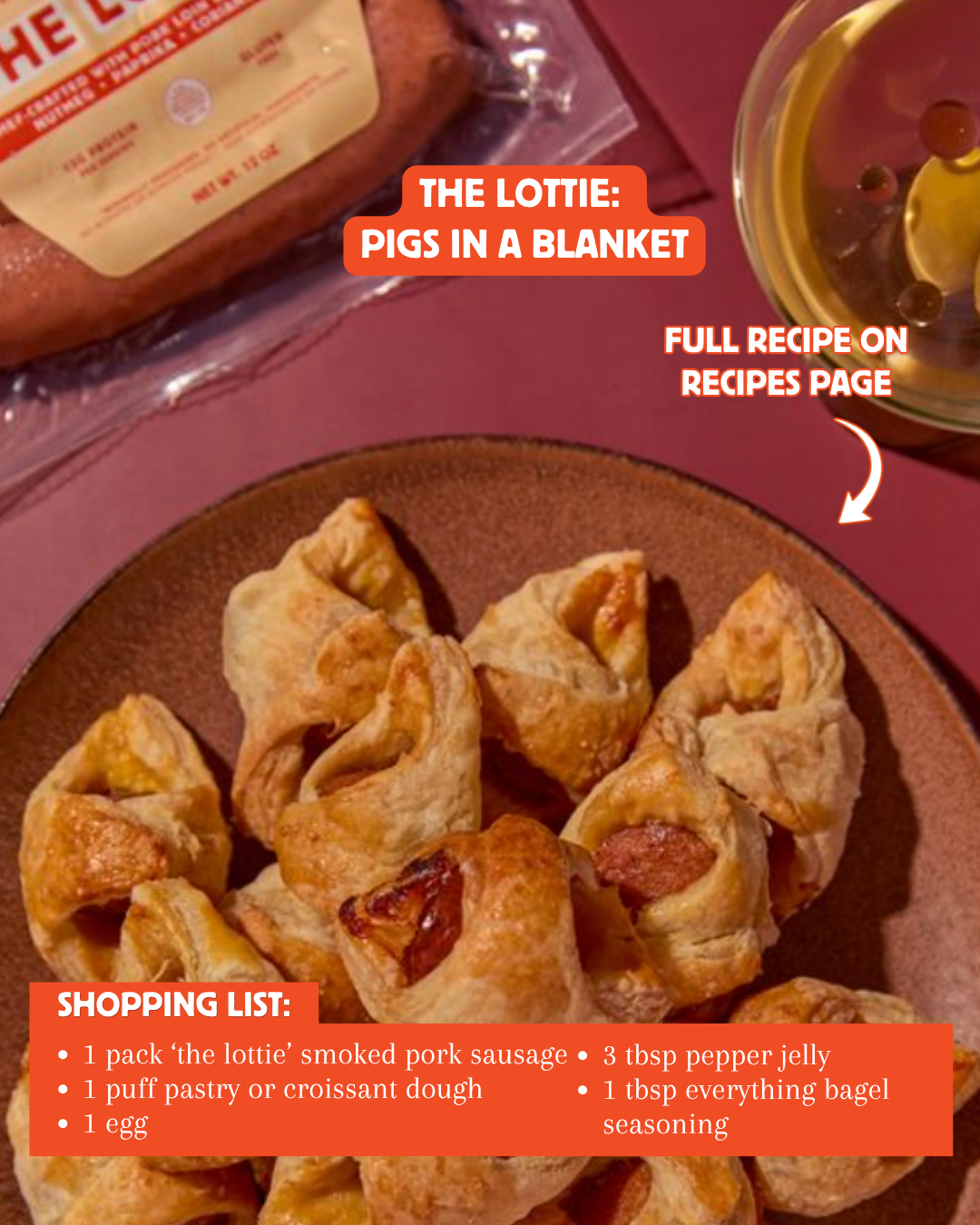 2 x 2 Sausage Party Pack. The Lottie & Bratwurst: 4 Packs [2 of Each]