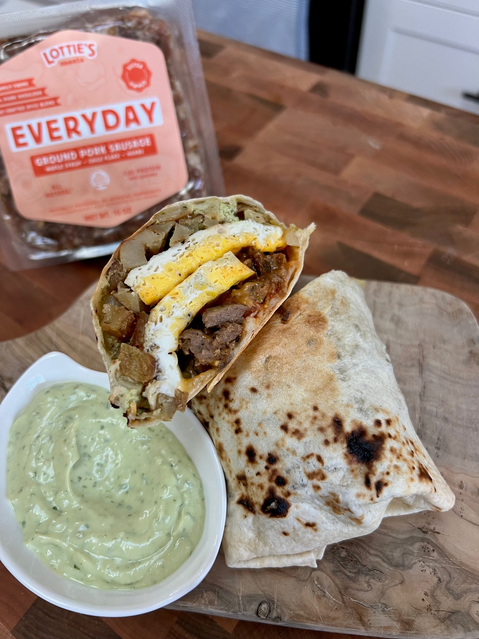 Everyday Sausage Breakfast Burrito
