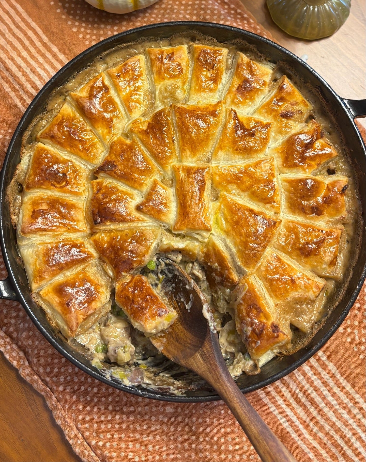 Everyday Sausage and Mushroom Pot Pie