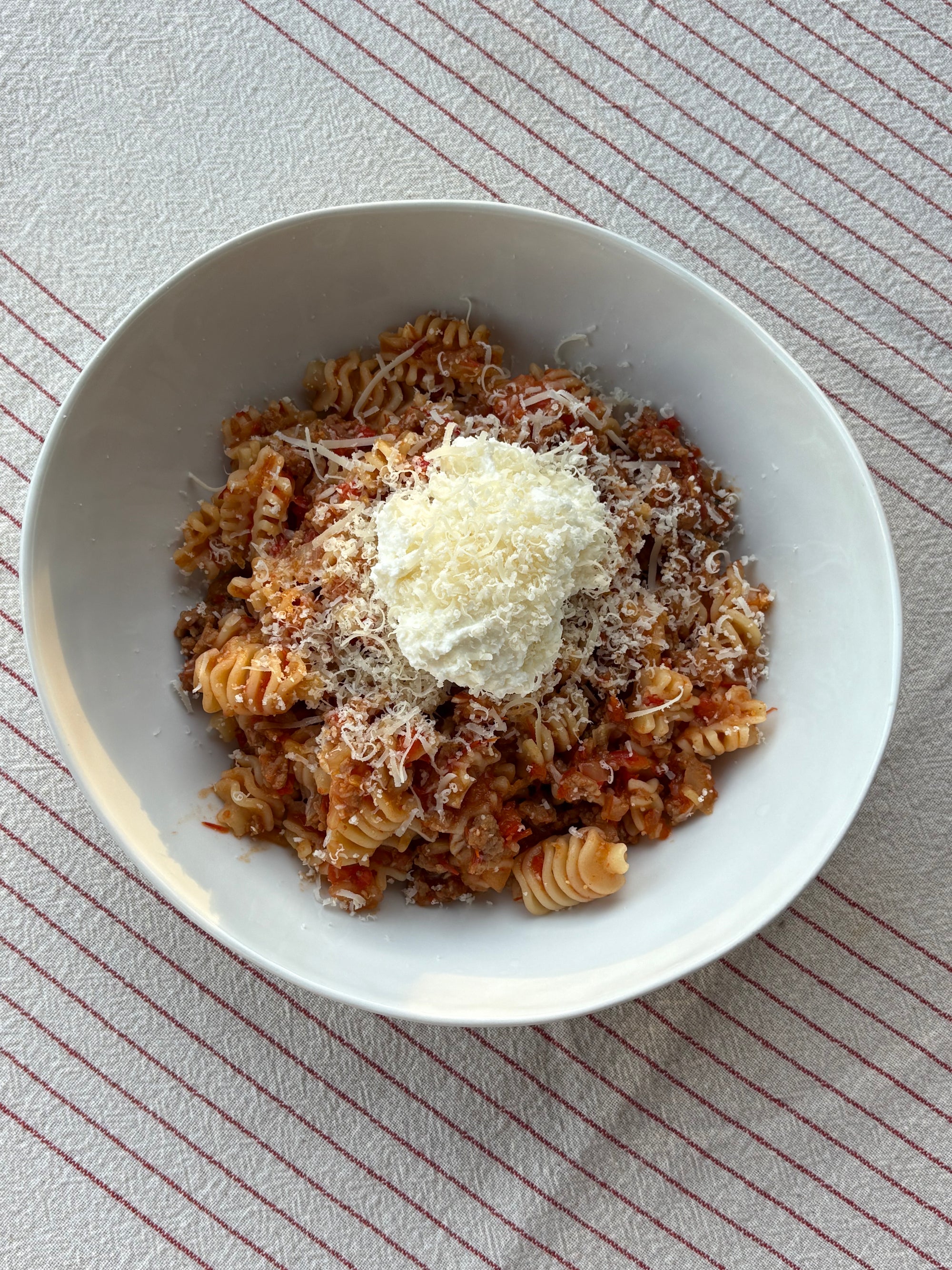 Calabrian Radiatore with Blistered Tomato Sauce