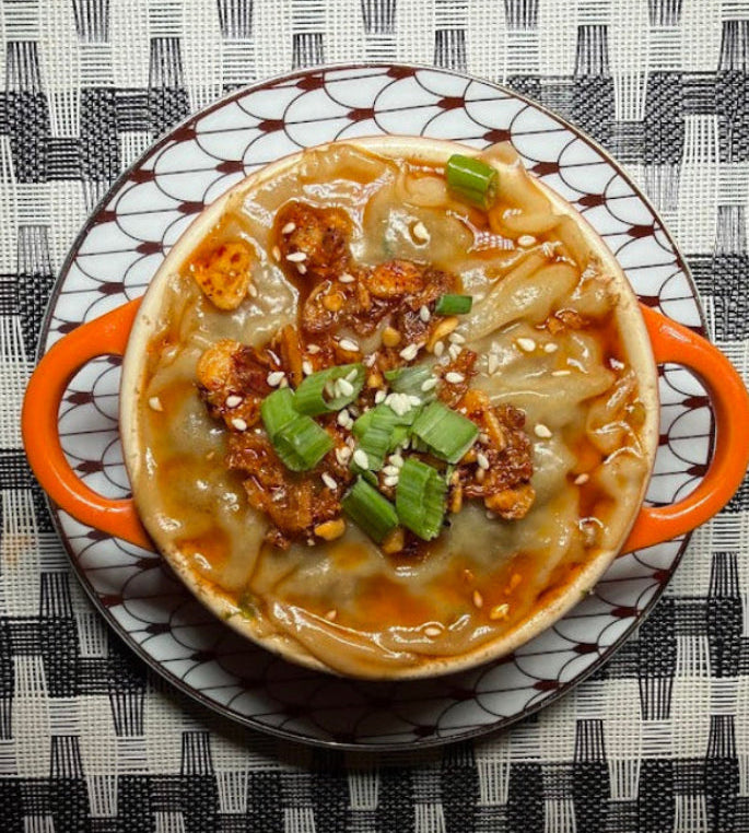 Lottie's Calabrian Sausage Lasagna Soup Dumplings