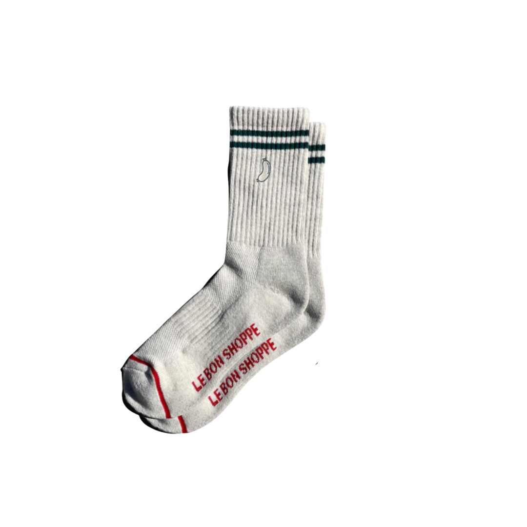 Oatmeal Le Bon Hot Dog Socks