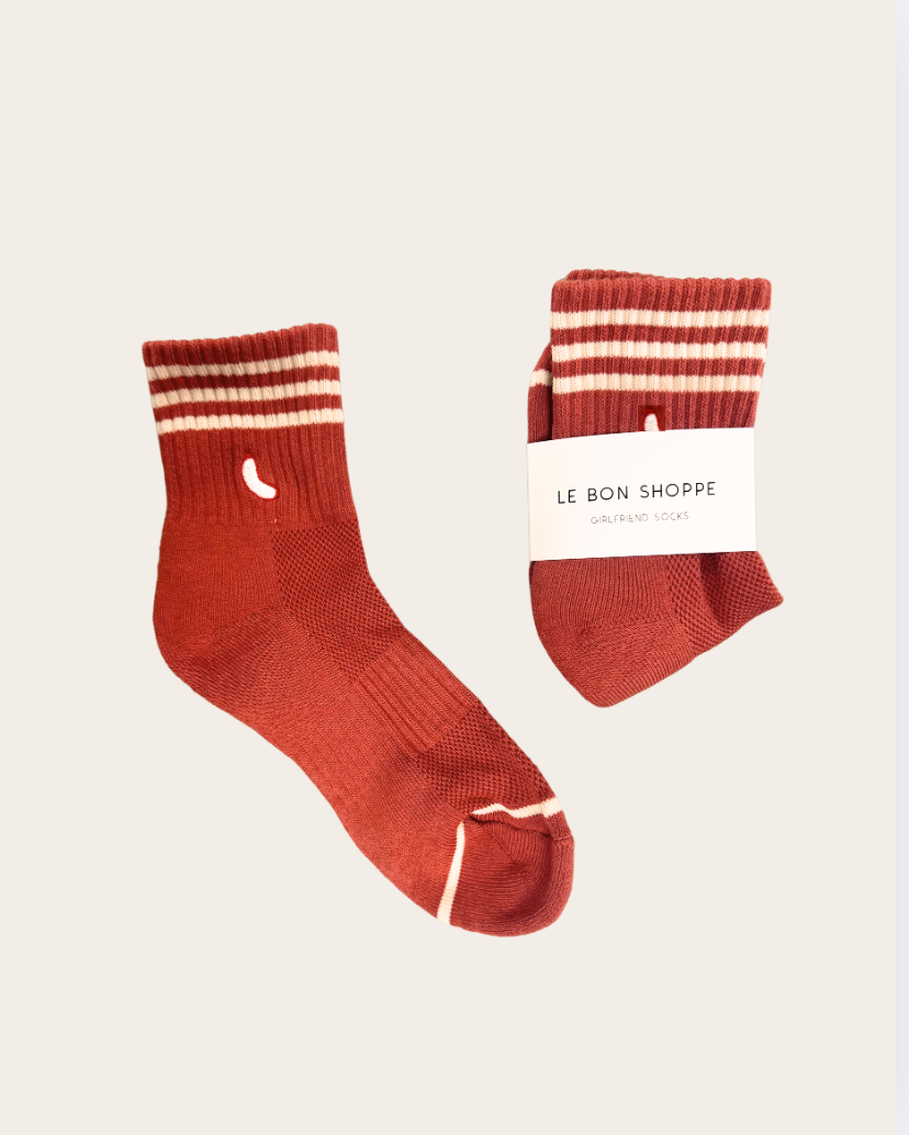 Red Girlfriend Socks