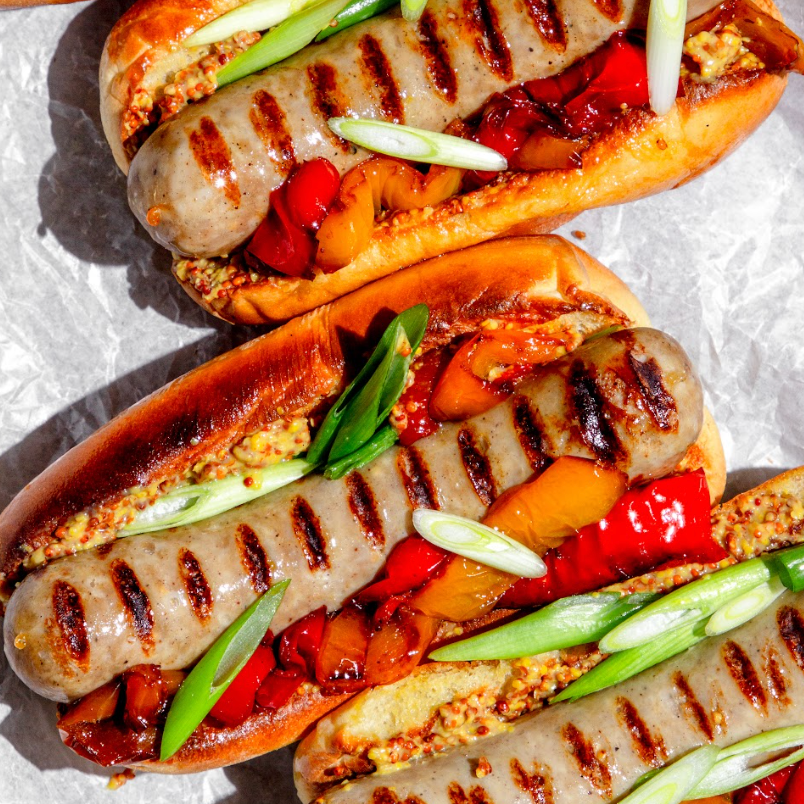 Brats or Bratwurst Recipes with Peppers